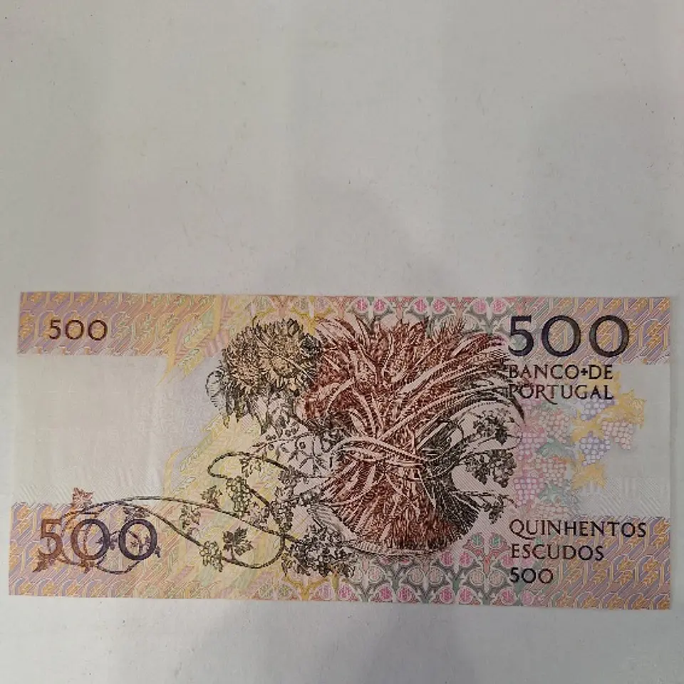 Nota de 500 escudos, Portugal  2