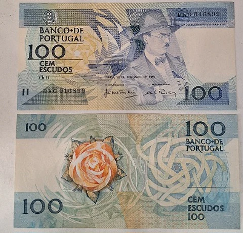 Notas de 100 escudos, Portugal 