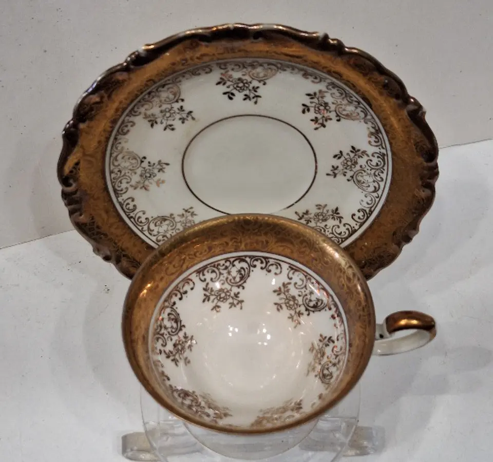 Xícara em porcelana Alka, Bavaria, Alemanha  2