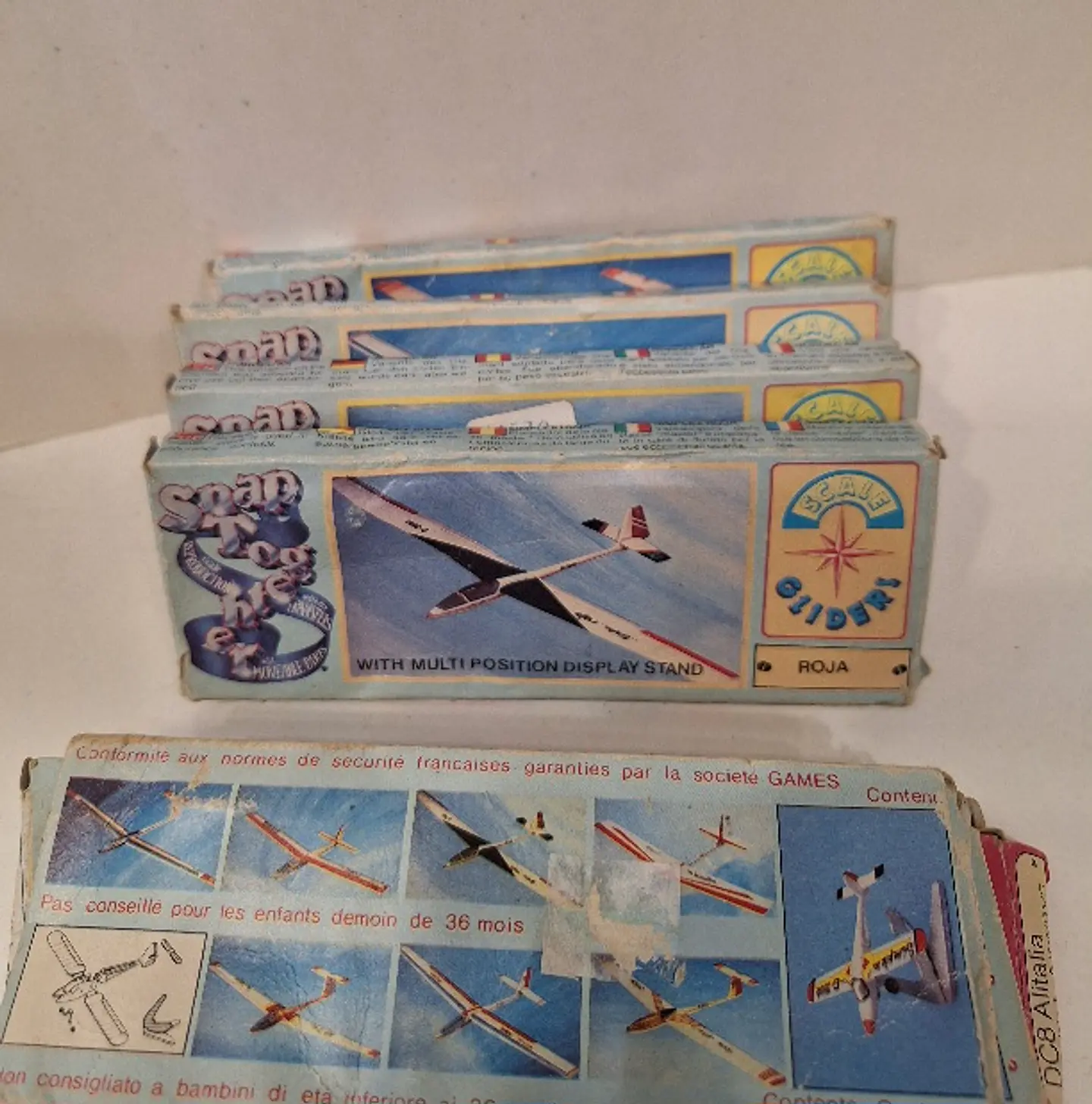 Maquetes de planadores vintage, Games Collection 1980, Itália  7