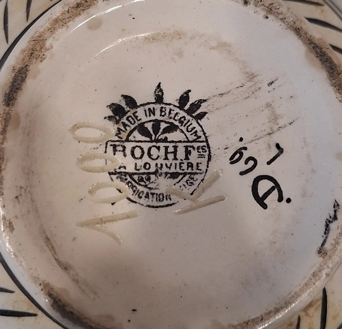 Vaso art déco, cerâmica Belga 3