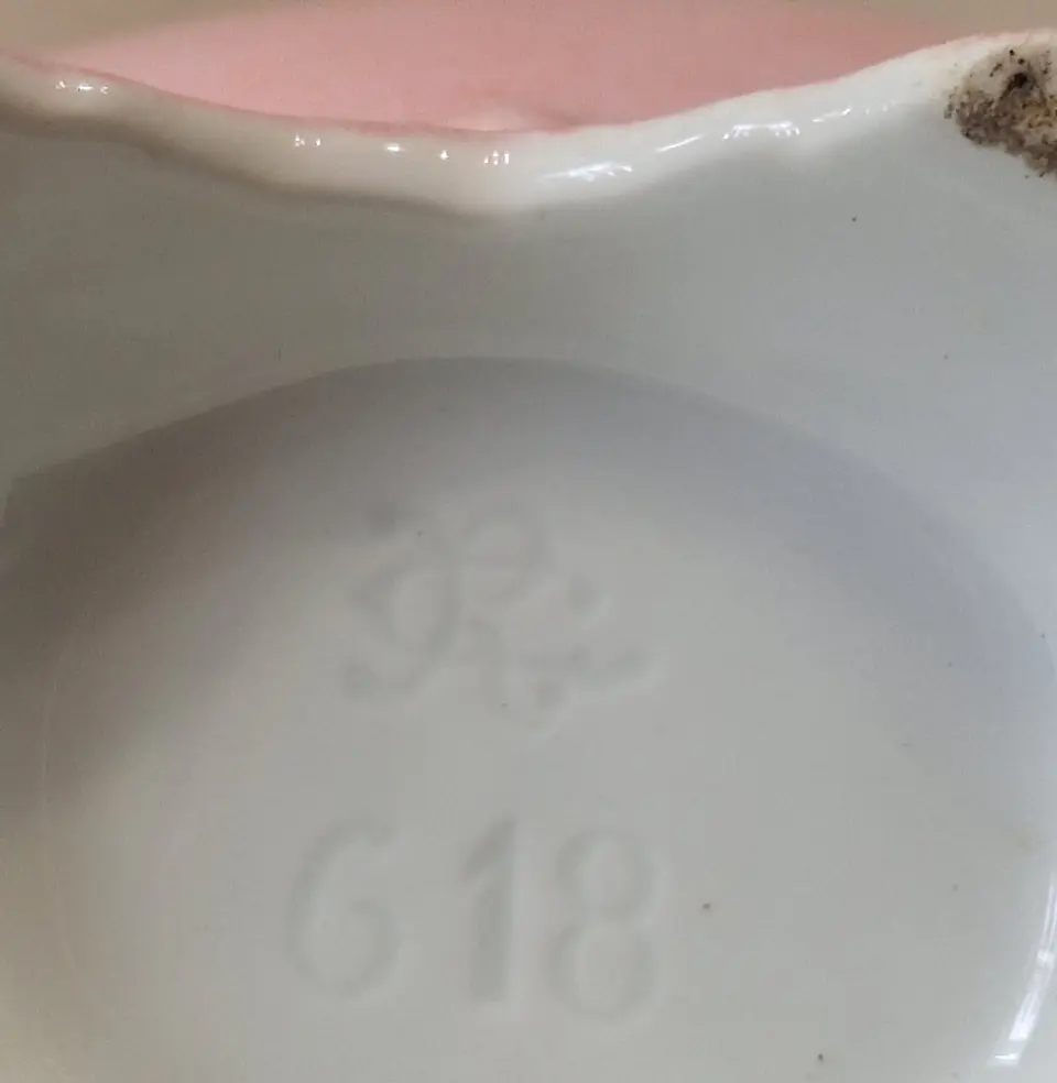 Antigo vaso em porcelana de Limoges 4