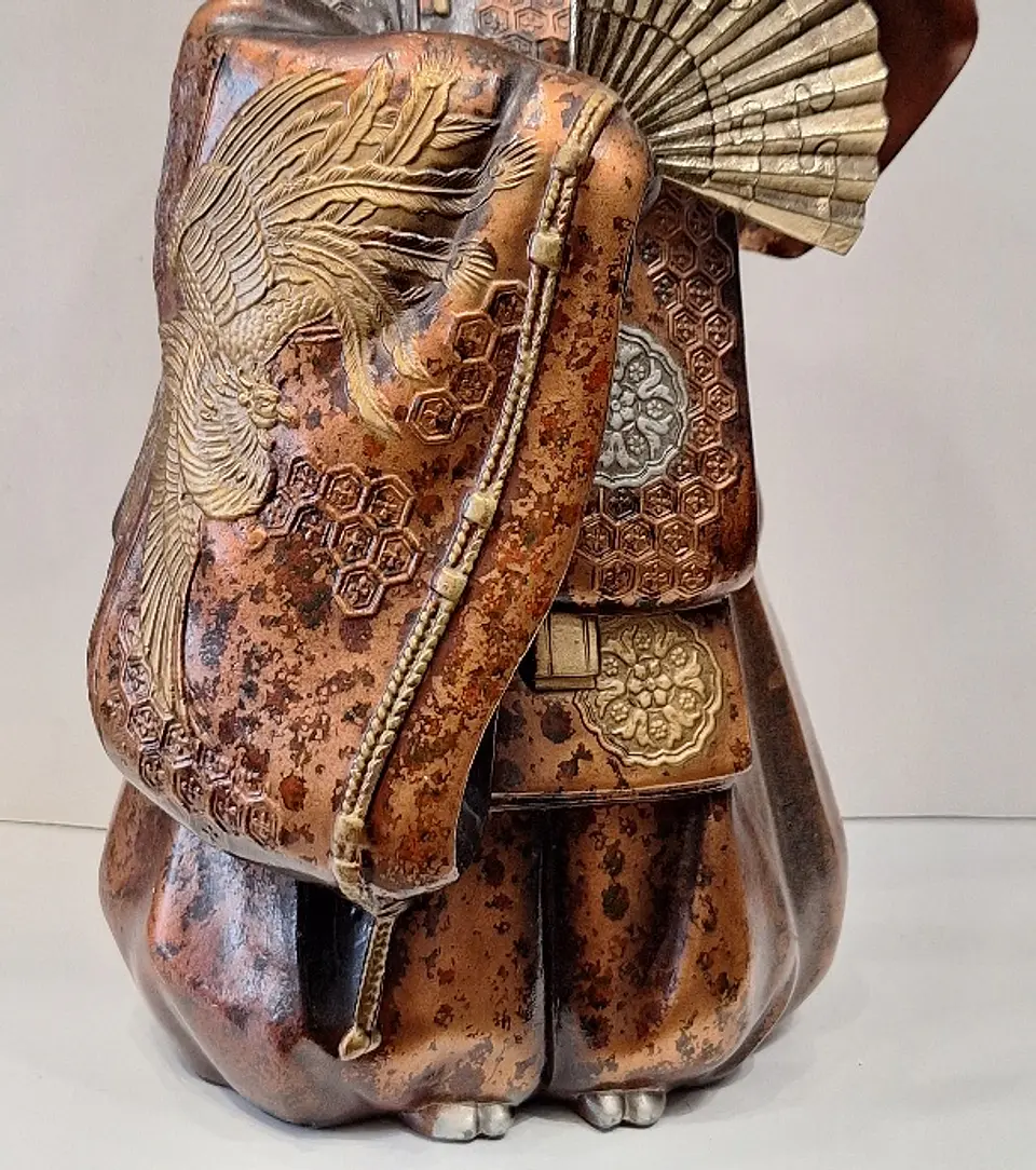 Escultura Japonesa - Personagem da dança Noh, Okina 8