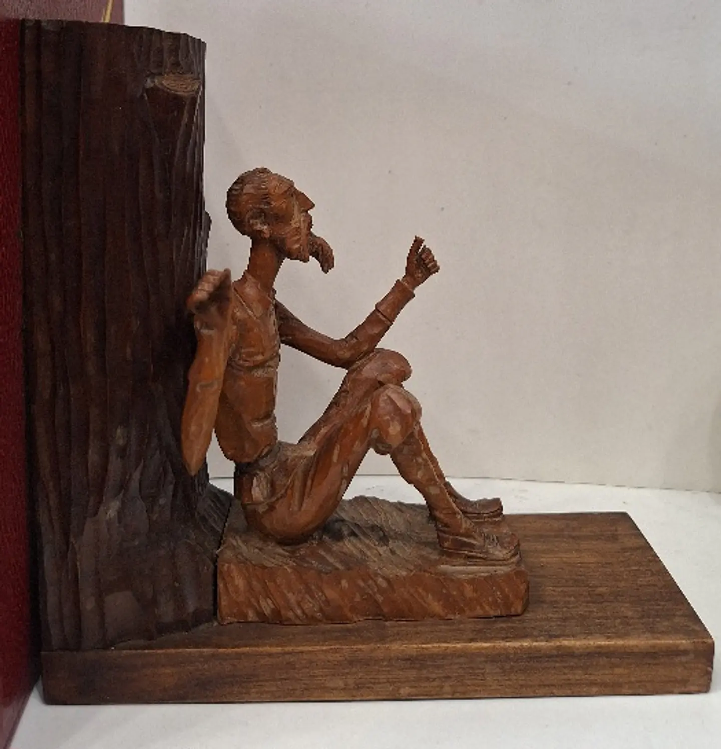 Suporte de livros, bookends, representando Dom Quixote e  Sancho Pança  6