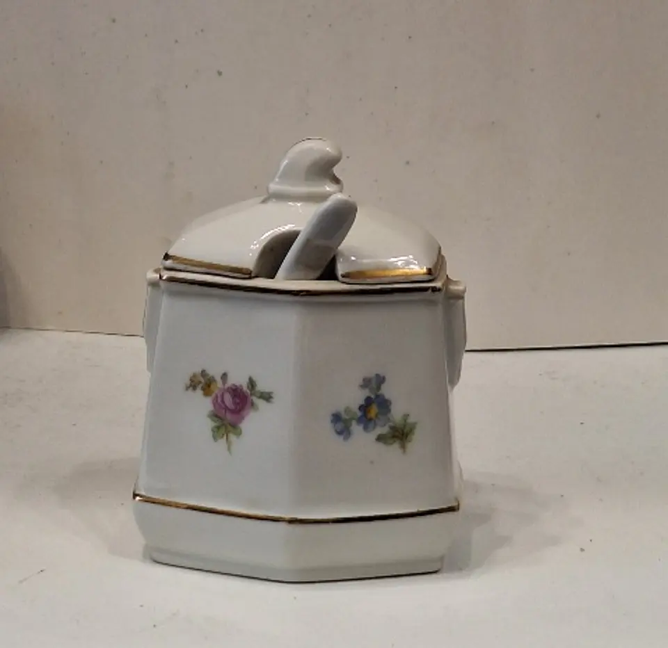 Mostardeira em porcelana da Candal  3
