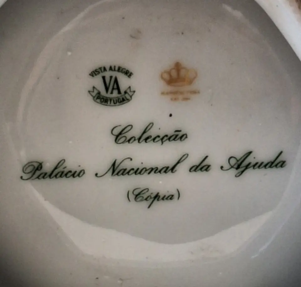 Saleiro porcelana da Vista alegre, 