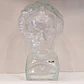 Busto de Beethoven em vidro INGRID alemão, peça de colecionador, arte em estilo meados do século XX. - Thumbnail 1