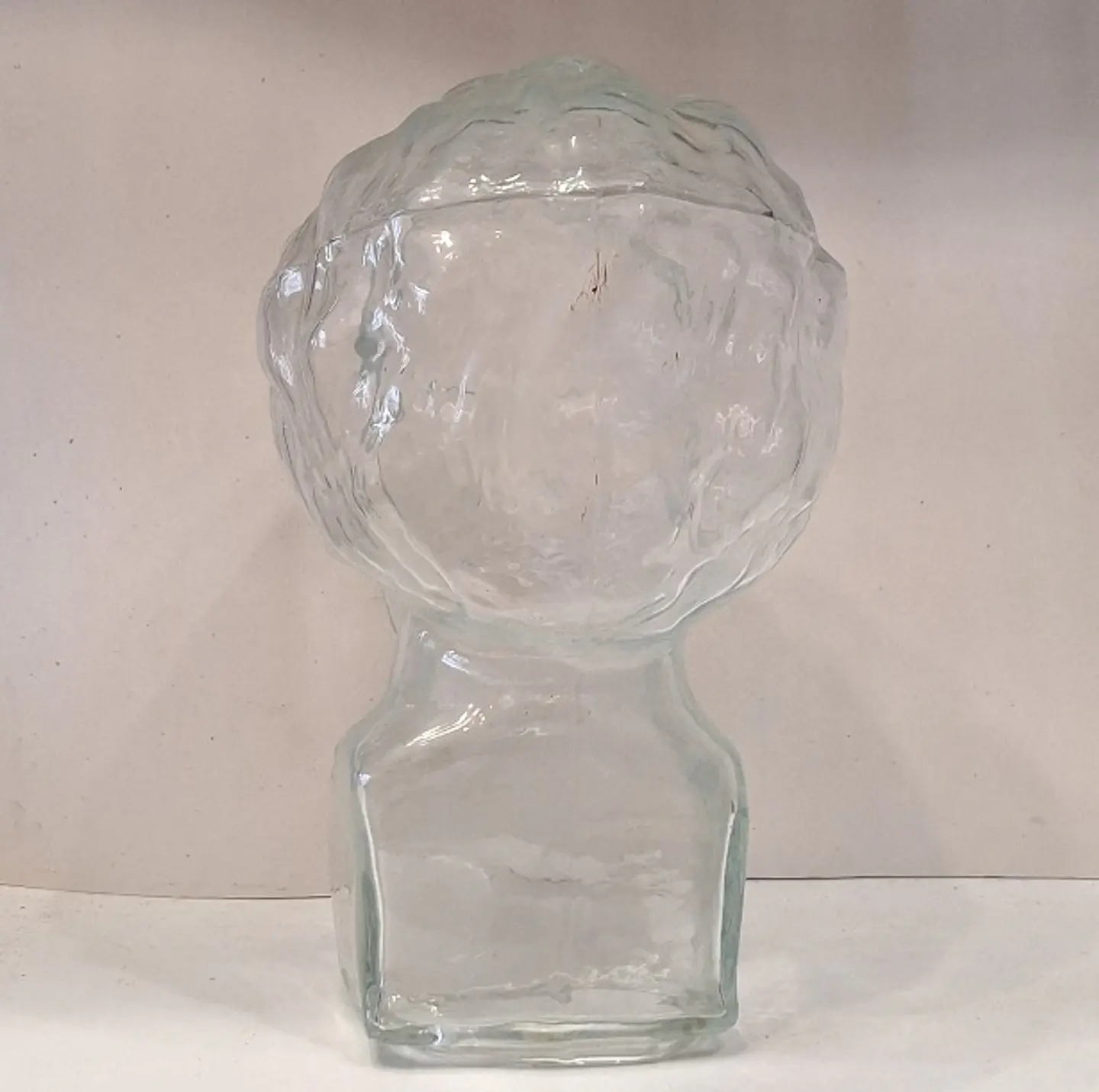 Busto de Beethoven em vidro INGRID alemão, peça de colecionador, arte em estilo meados do século XX. 3