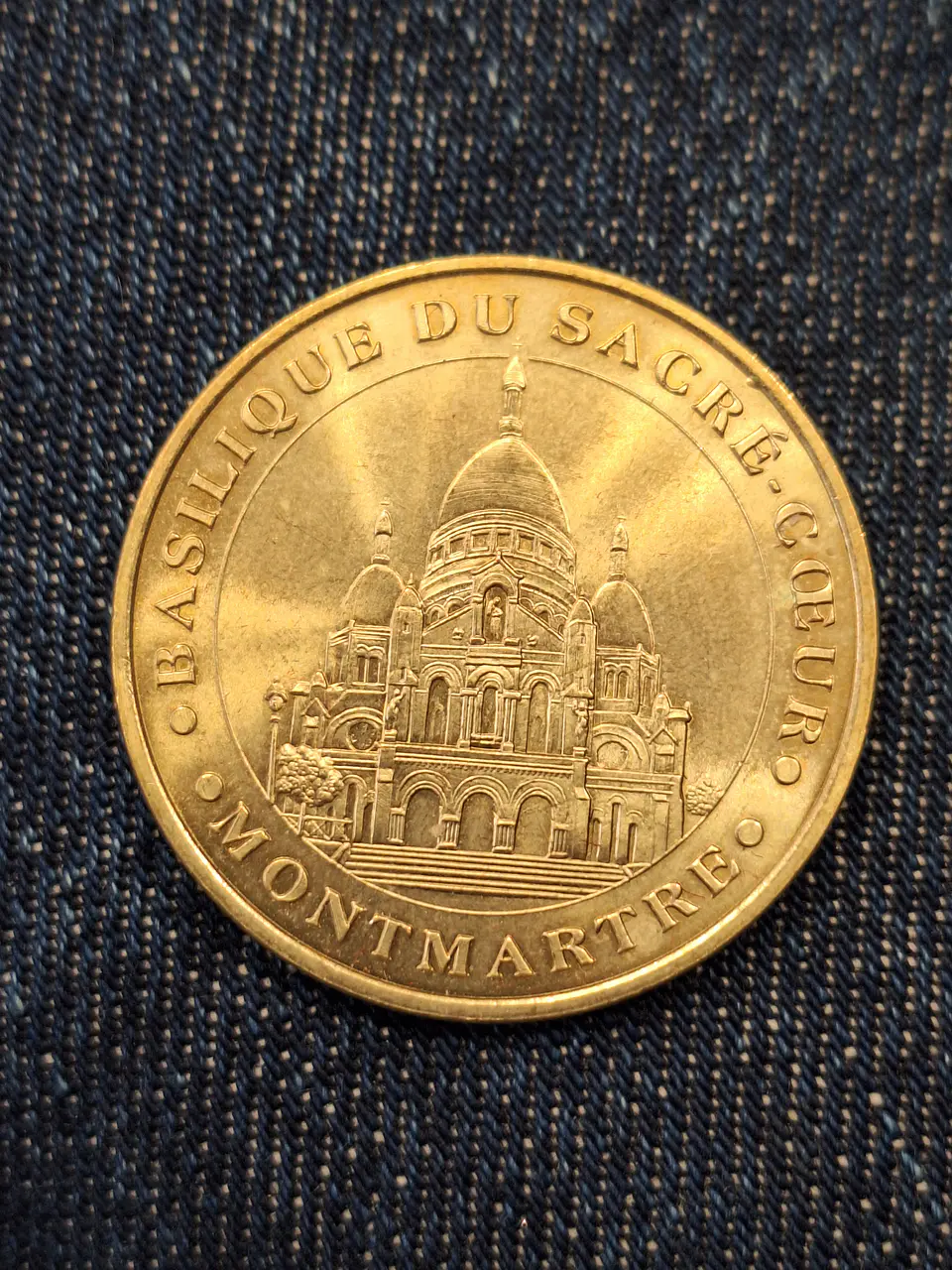 Medalha de recordação ou ficha turística emitida pela Monnaie de Paris. 1