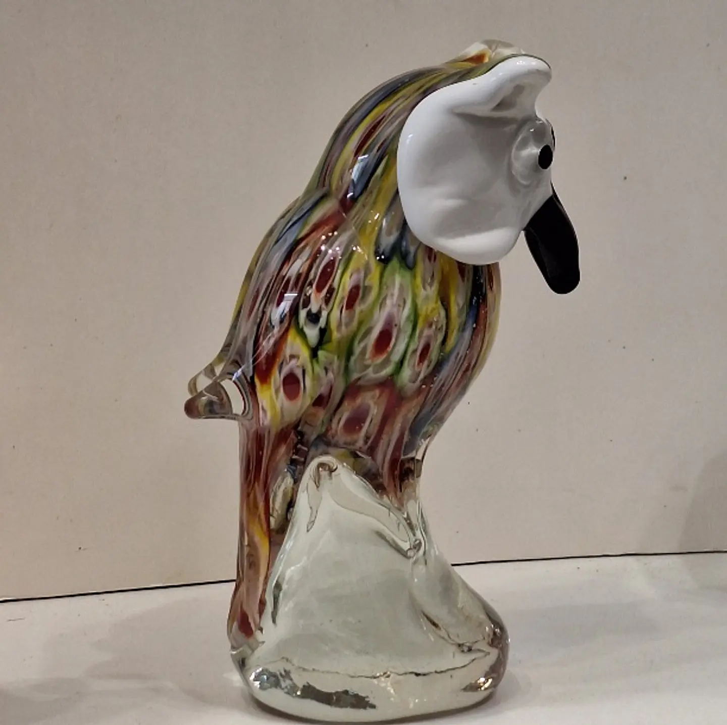 Coruja de Murano em vidro soprado 4