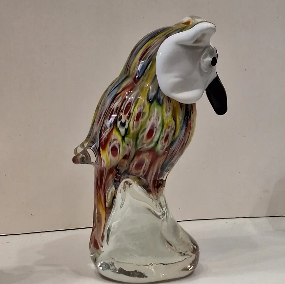 Coruja de Murano em vidro soprado 4