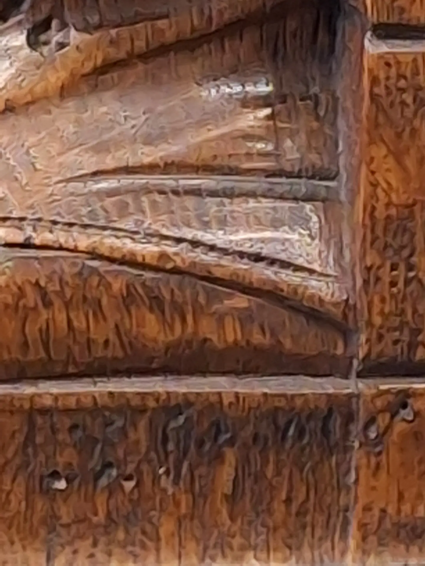 Suporte de livros, bookends, bustos de casal da Bretanha, escupidos em madeira.  3