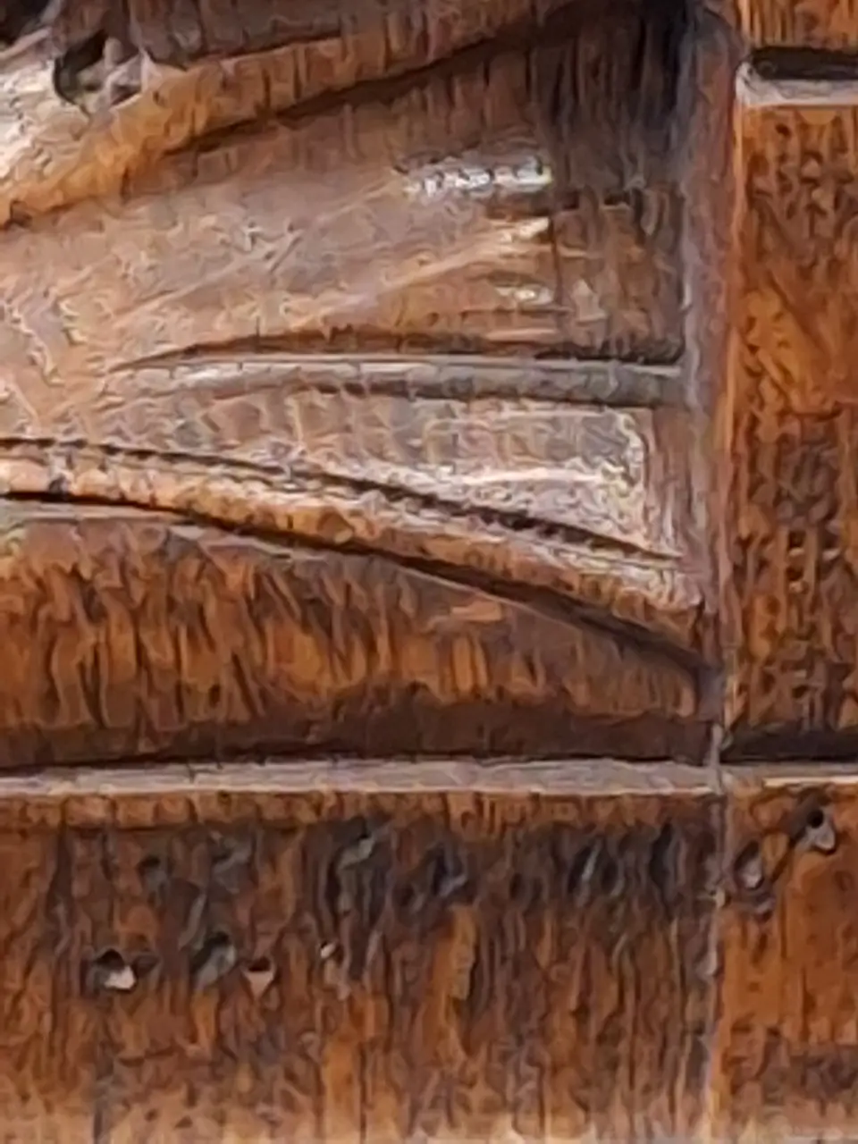 Suporte de livros, bookends, bustos de casal da Bretanha, escupidos em madeira.  3