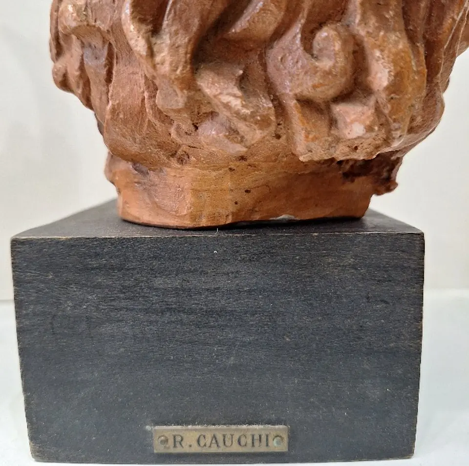 Busto de Jesus em terracota  4