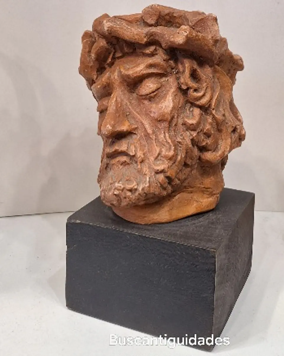 Busto de Jesus em terracota  1