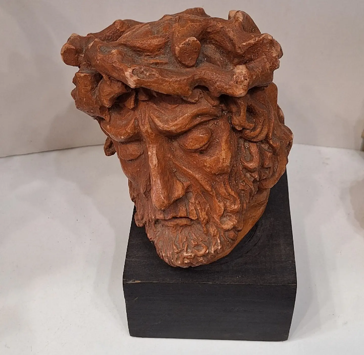 Busto de Jesus em terracota  6