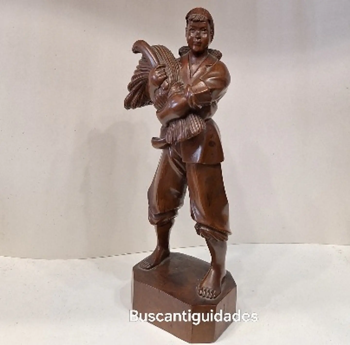 Estatueta chinesa em madeira 6