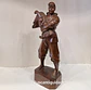 Estatueta chinesa em madeira - Miniatura 6