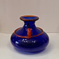 Vaso de Murano em azul cobalto e Âmbar.  - thumbnail 2