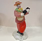Estatueta de vidro representando palhaço músico.  - vignette 8