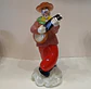 Estatueta de vidro representando palhaço músico.  - vignette 9