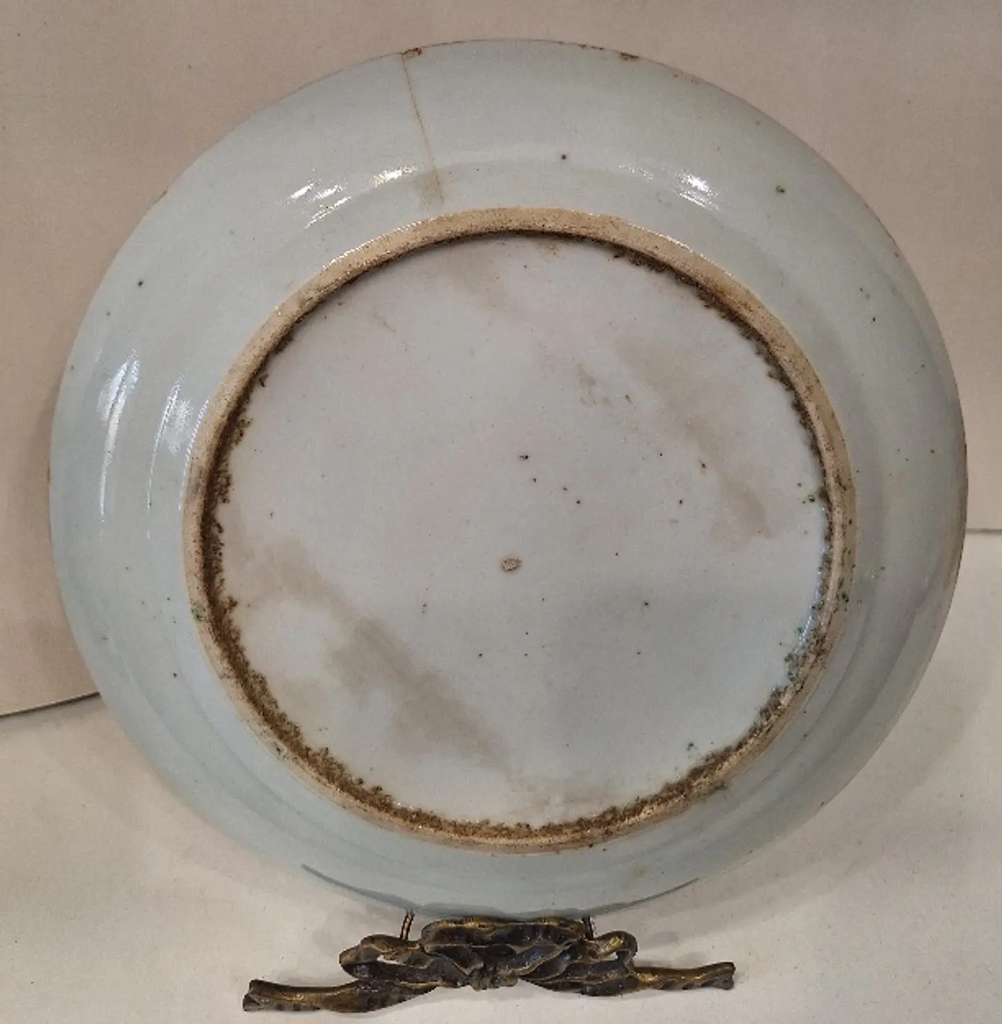 Prato decorativo em porcelana chinesa  3