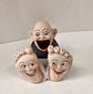 Fosforeira (paliteiro) em biscuit ' Big feet ' da Schafer & Vater, Alemanha.  - Thumbnail 1