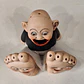 Fosforeira (paliteiro) em biscuit ' Big feet ' da Schafer & Vater, Alemanha.  - Thumbnail 7