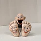 Fosforeira (paliteiro) em biscuit ' Big feet ' da Schafer & Vater, Alemanha.  - Thumbnail 8