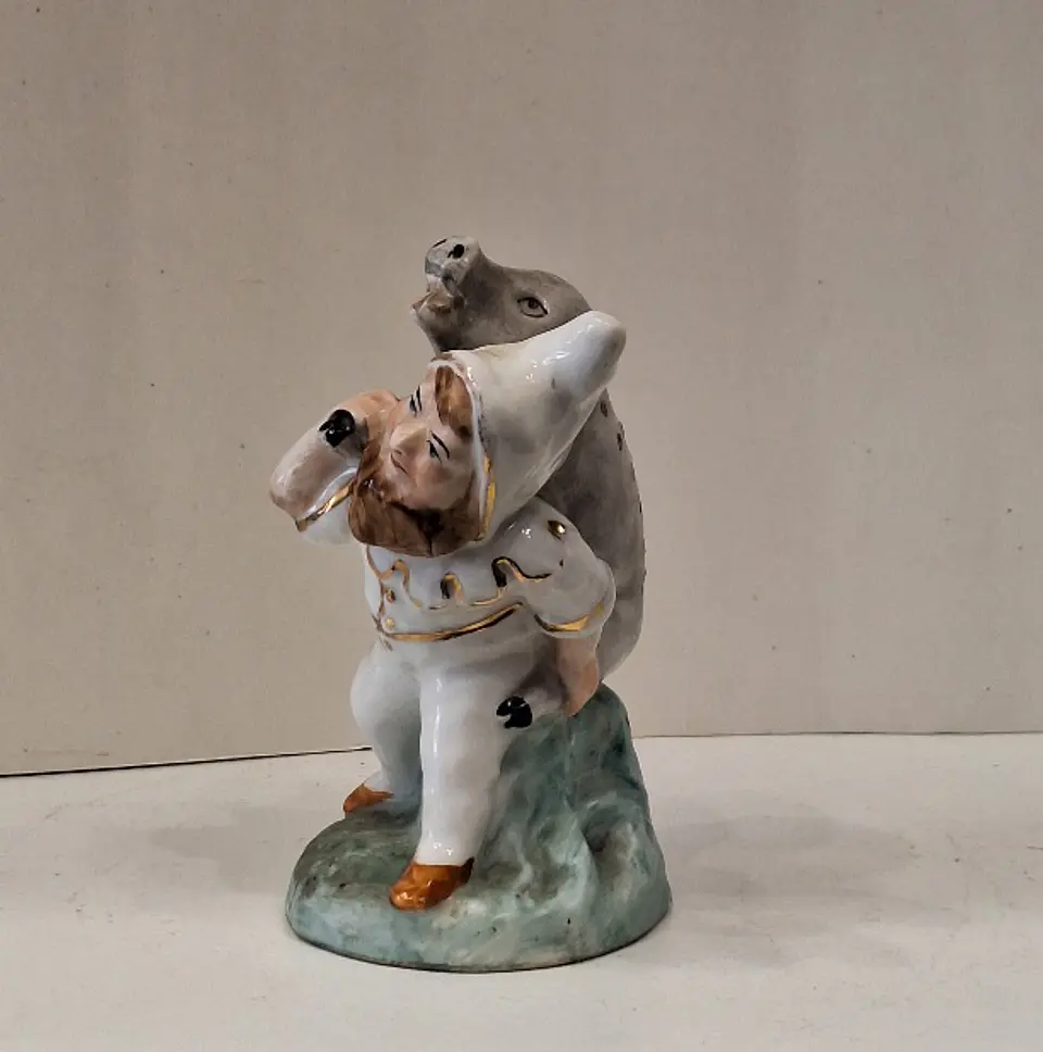 Paliteiro antigo em porcelana da Vista 