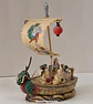 Barco-tesouro decorativo japonês vintage (okimono), feito de celuloide da década de 1940. - Thumbnail 5