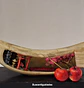 Escultura em celuloide, representando uma banana com um diorama de paisagem Japonesa  - Thumbnail 5