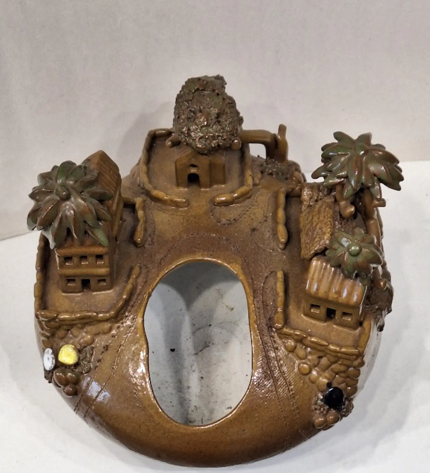 Vaso em cerâmica, artesanato de Cabo Verde 3