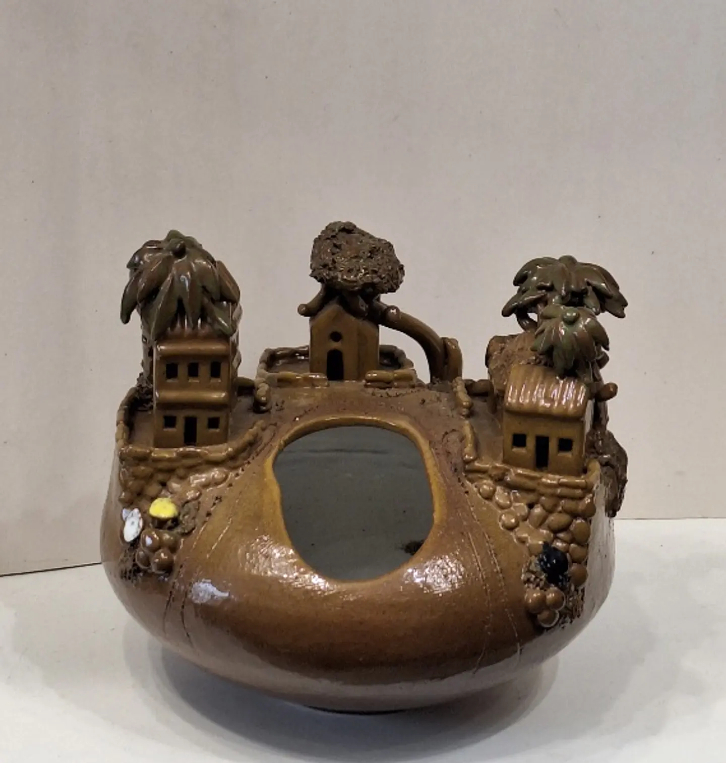 Vaso em cerâmica, artesanato de Cabo Verde 5