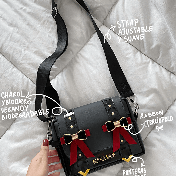 BANANO/CARTERA RED VELVET RIBBON 6