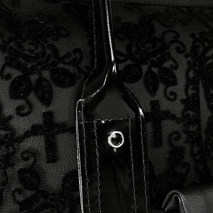 EDICIÓN  LIMITADA -  TOTEBAG OFFICE VELVET VICTORIA BLACK  6