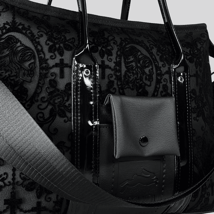 EDICIÓN  LIMITADA -  TOTEBAG OFFICE VELVET VICTORIA BLACK  2