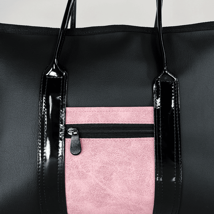 EDICIÓN  LIMITADA -  TOTEBAG OFFICE VELVET VICTORIA PINK  2