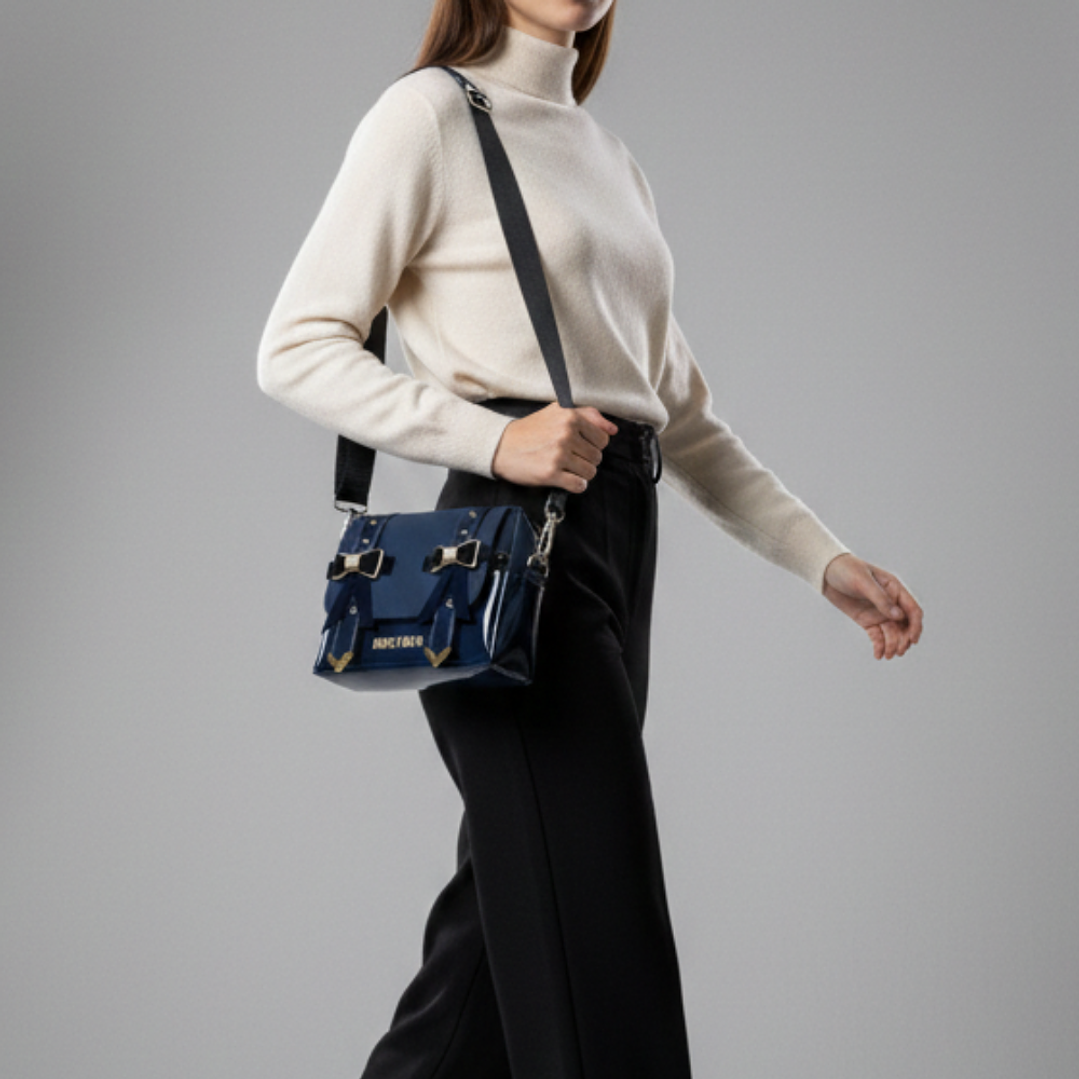 BANANO/CARTERA BLUEBERRY VELVET RIBBON 4