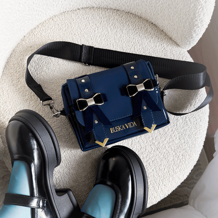 BANANO/CARTERA BLUEBERRY VELVET RIBBON 5