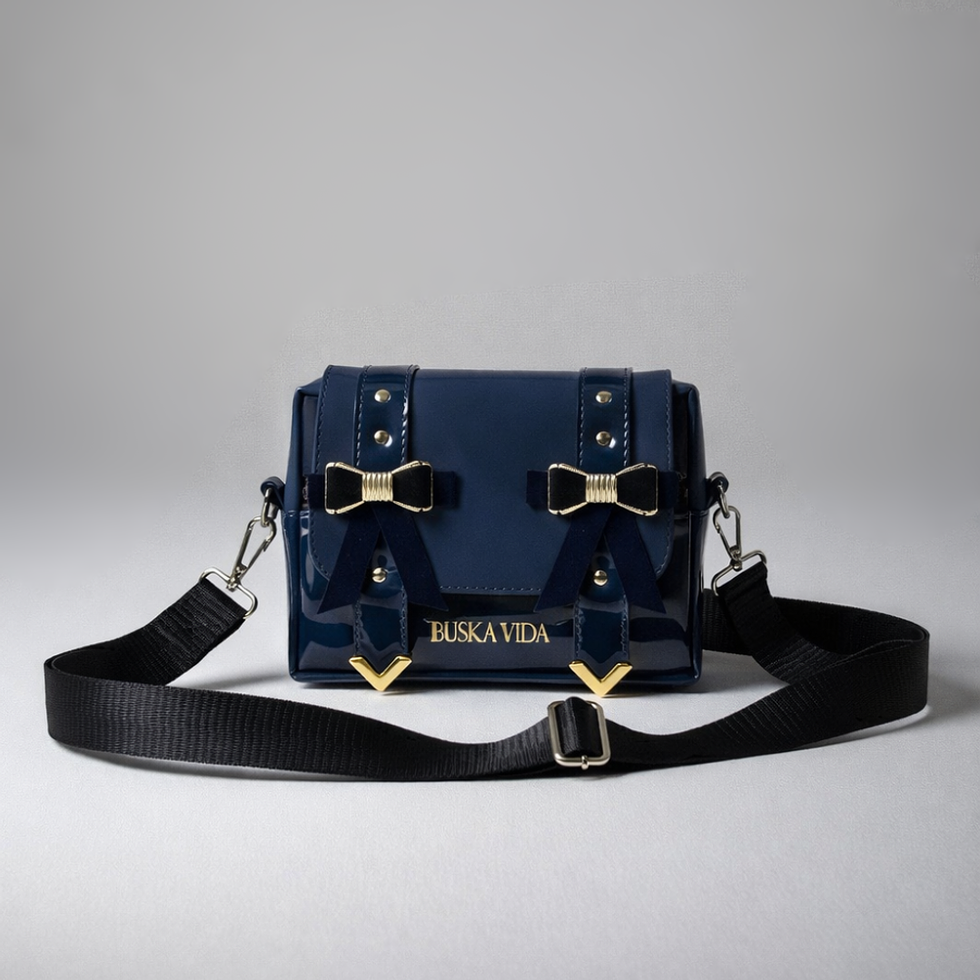 BANANO/CARTERA BLUEBERRY VELVET RIBBON 1