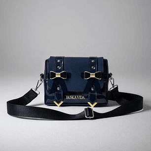 BANANO/CARTERA BLUEBERRY VELVET RIBBON