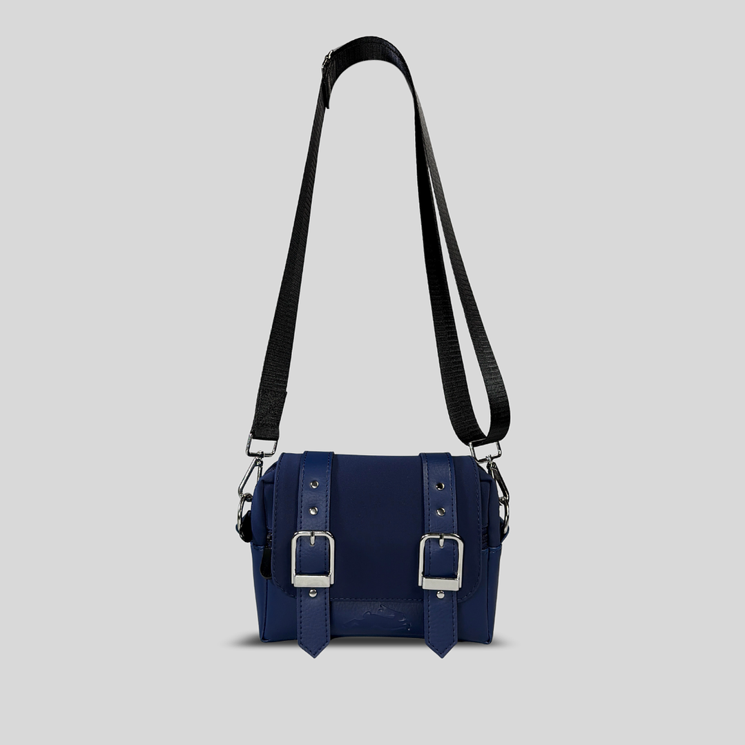 BANANO/CARTERA LIBERTY BLUE SILVER & BRONZE 2