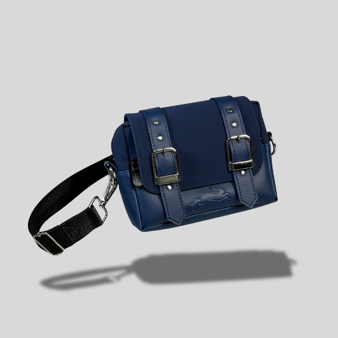 BANANO/CARTERA LIBERTY BLUE SILVER & BRONZE 1
