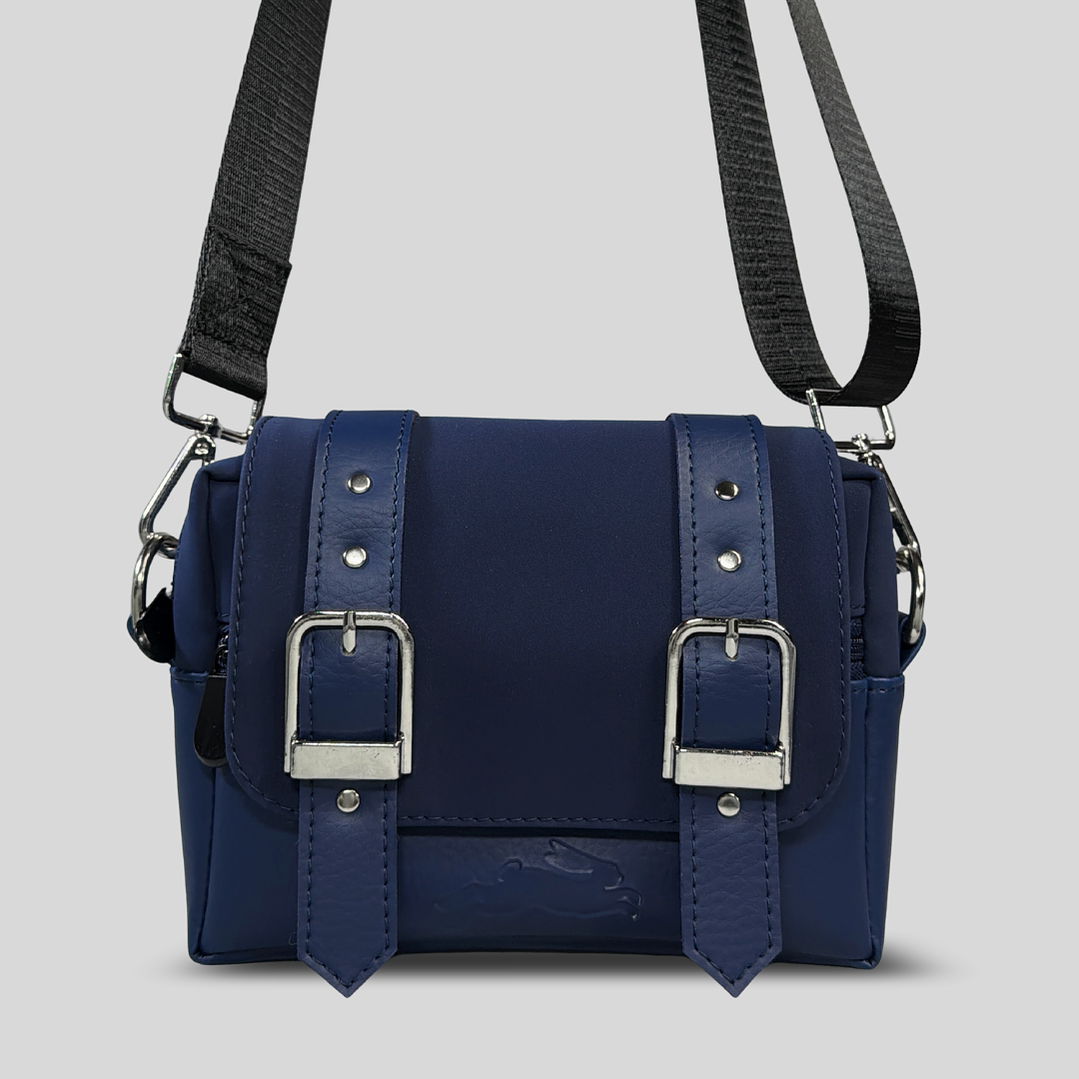 BANANO/CARTERA LIBERTY BLUE SILVER & BRONZE 3