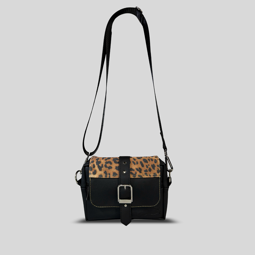 BANANO/CARTERA CHEETAH BLACK 1