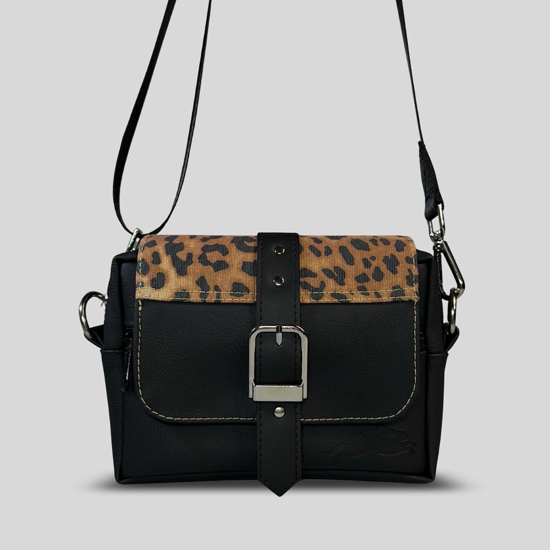 BANANO/CARTERA CHEETAH BLACK 3