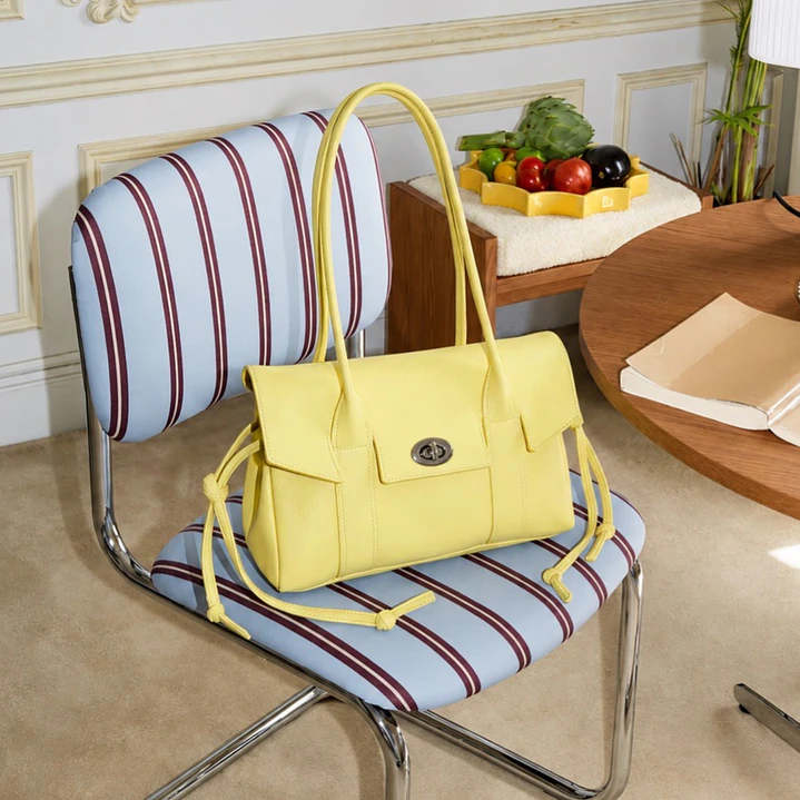 ❤︎₊ ⊹ NOT JELLY KOREAN TOTE - BUTTER YELLOW ❤︎₊ ⊹ 2