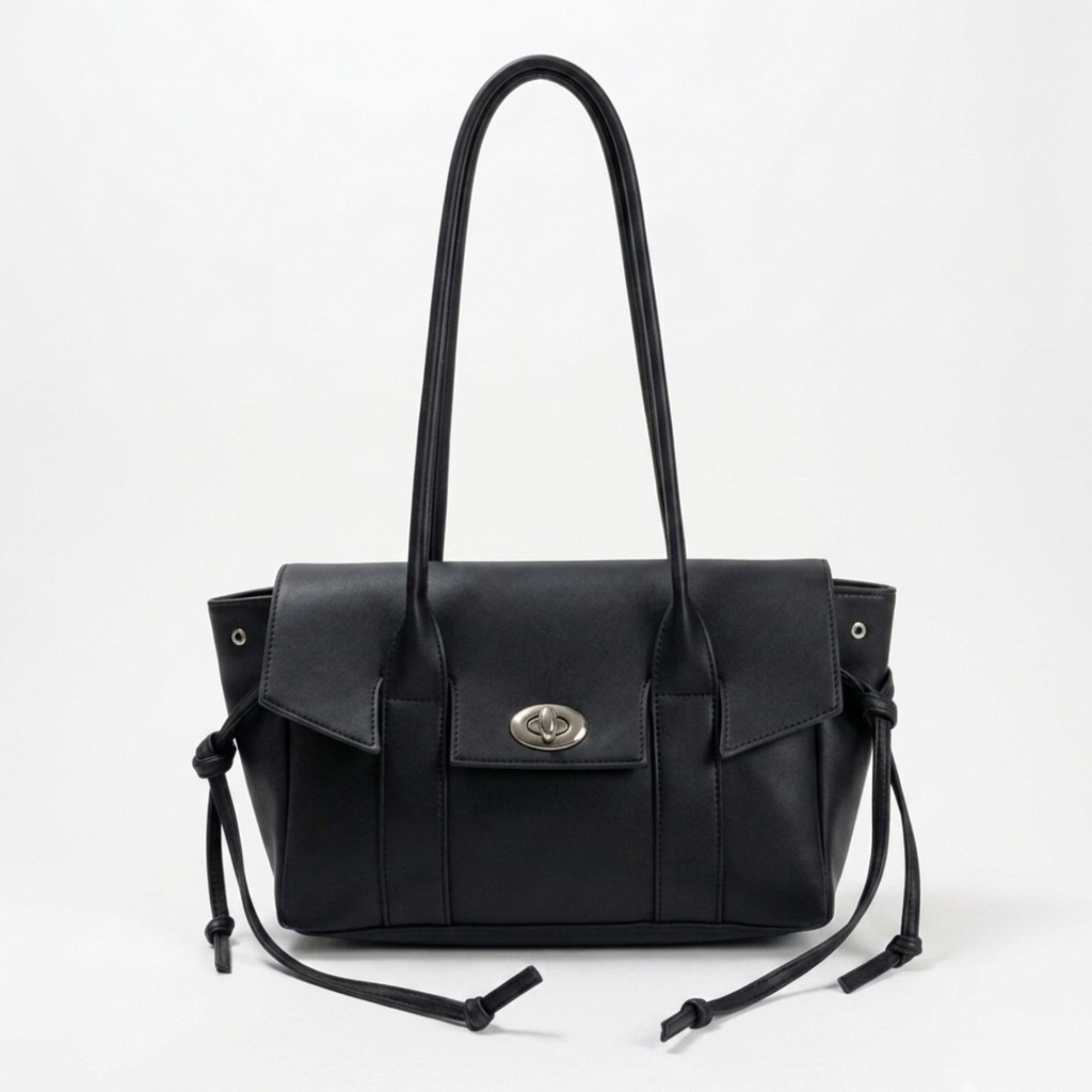 ❤︎₊ ⊹ NOT JELLY KOREAN TOTE - SERIOUSLY BLACK ❤︎₊ ⊹- AVANCE LANZAMIENTO