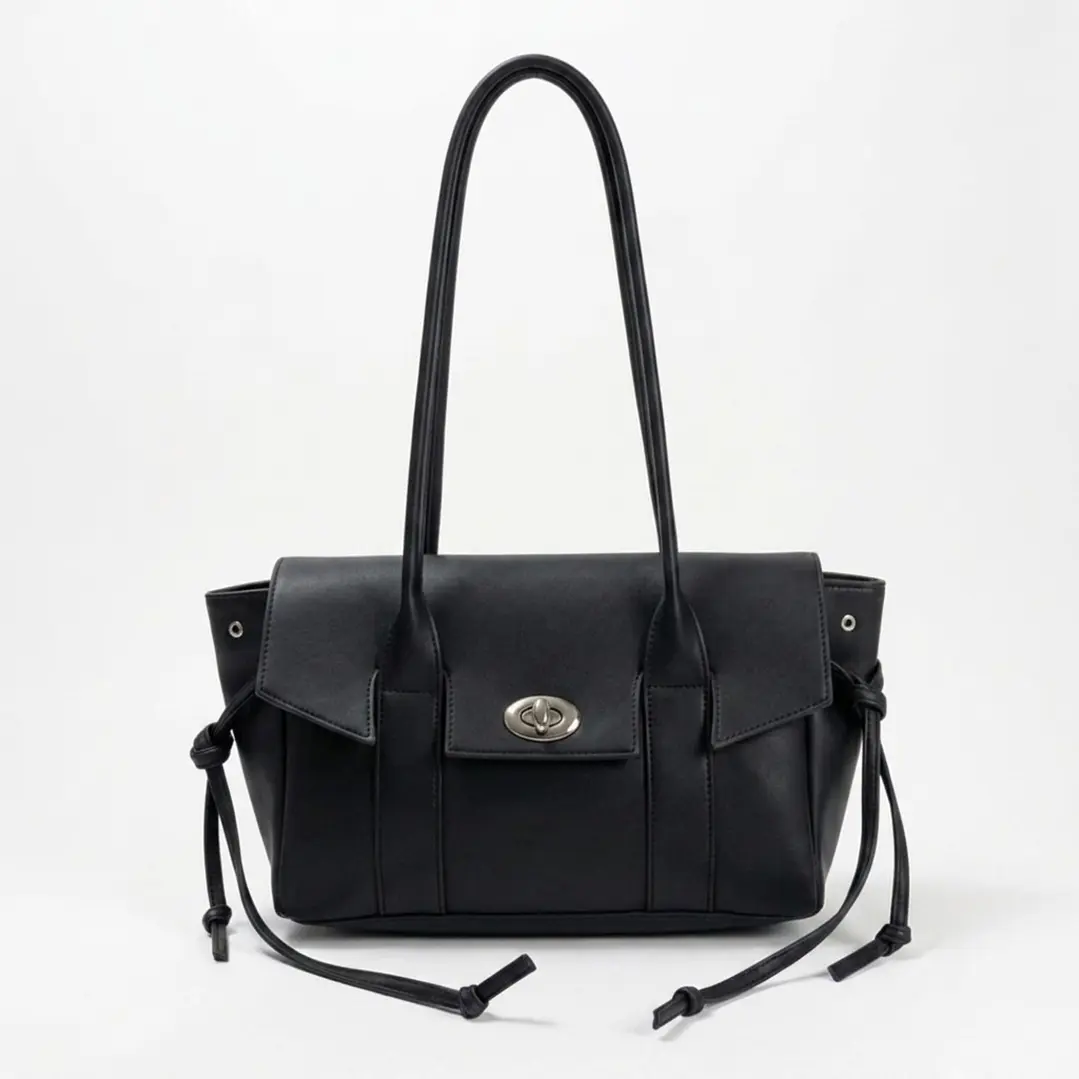 ❤︎₊ ⊹ NOT JELLY KOREAN TOTE - SERIOUSLY BLACK ❤︎₊ ⊹- AVANCE LANZAMIENTO 1